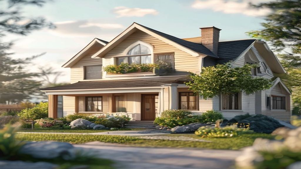 Family looking at a new house for sale, ready to buy their dream home