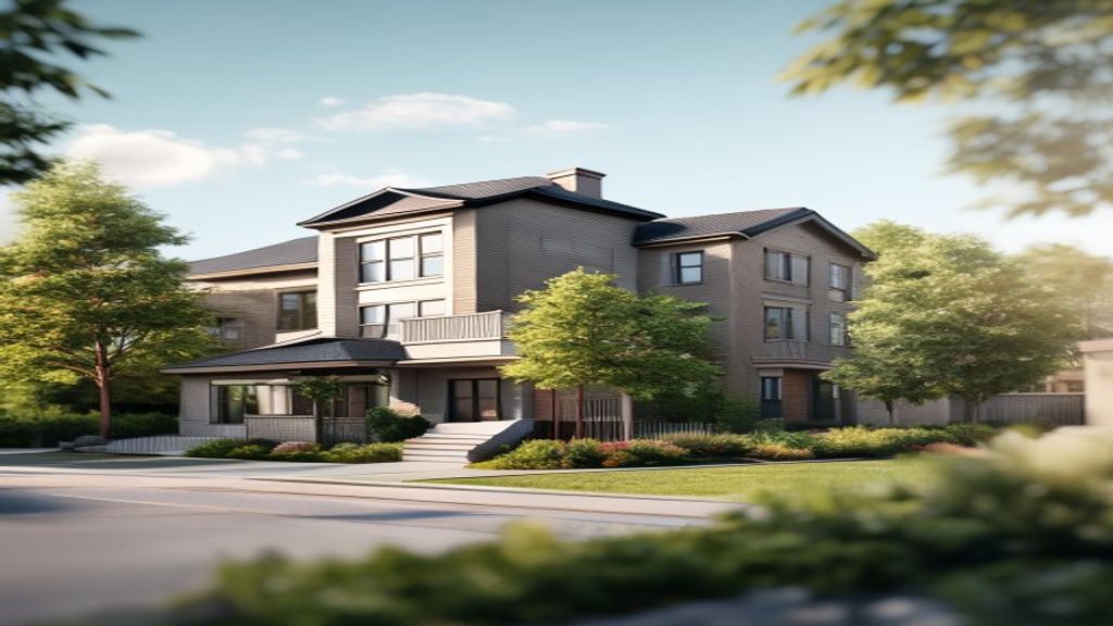 A corporate team reviewing housing market data while considering residential property purchases.