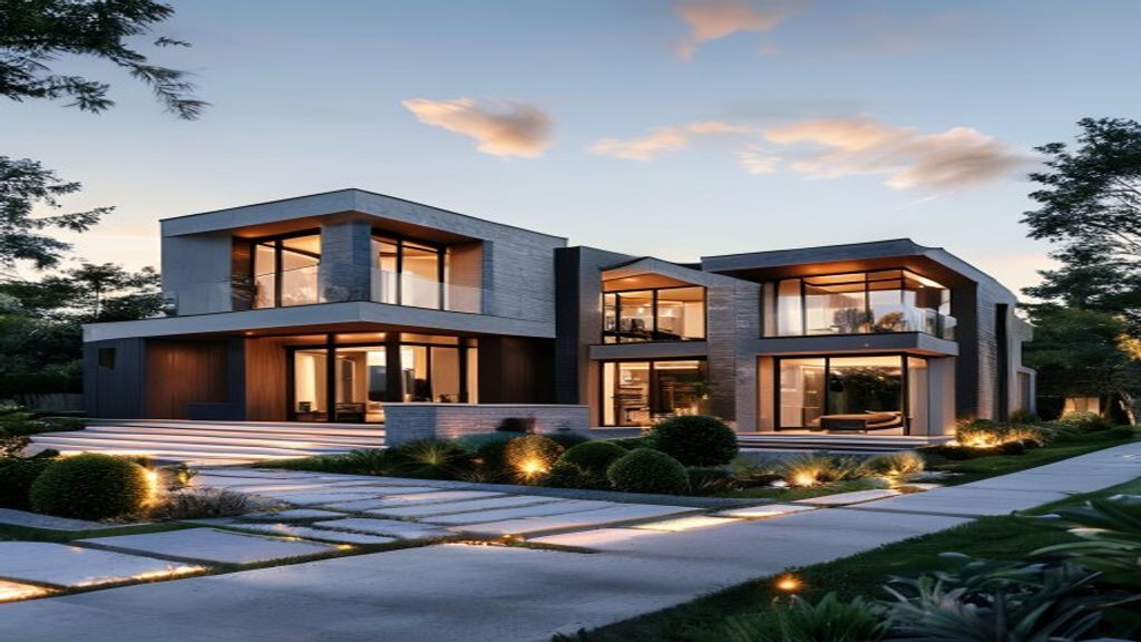 Elegant luxury new build homes featuring modern architecture, spacious interiors, and premium finishes