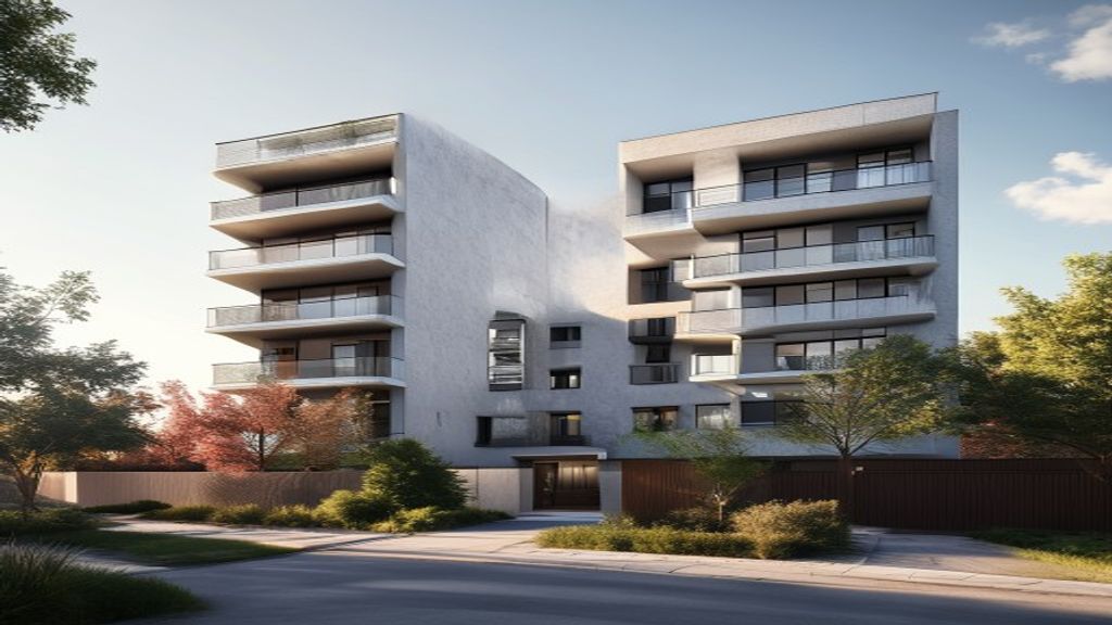 Contemporary new build apartments with modern amenities and stylish living spaces
